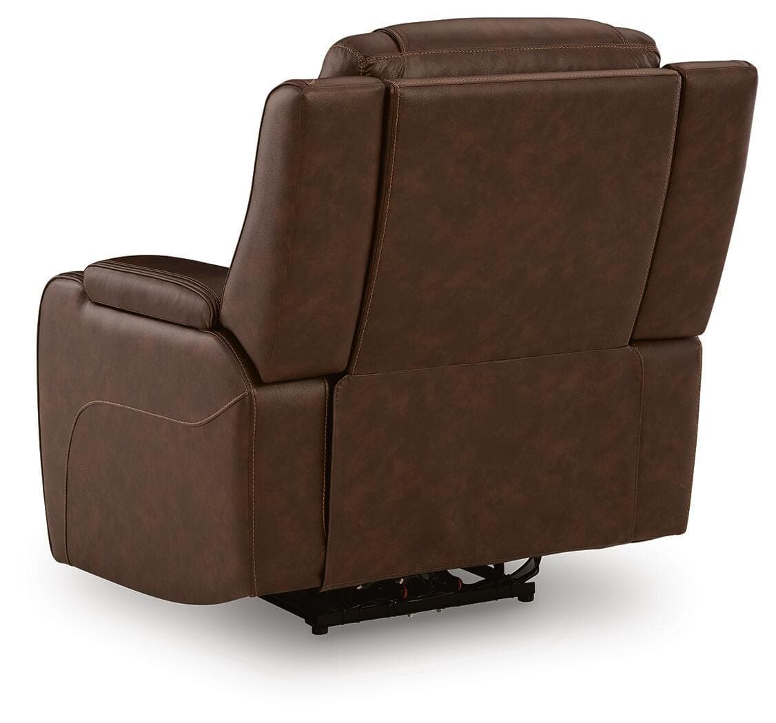 Dreamer Power Recliner with Audio Seating — Brown/Beige — view 5