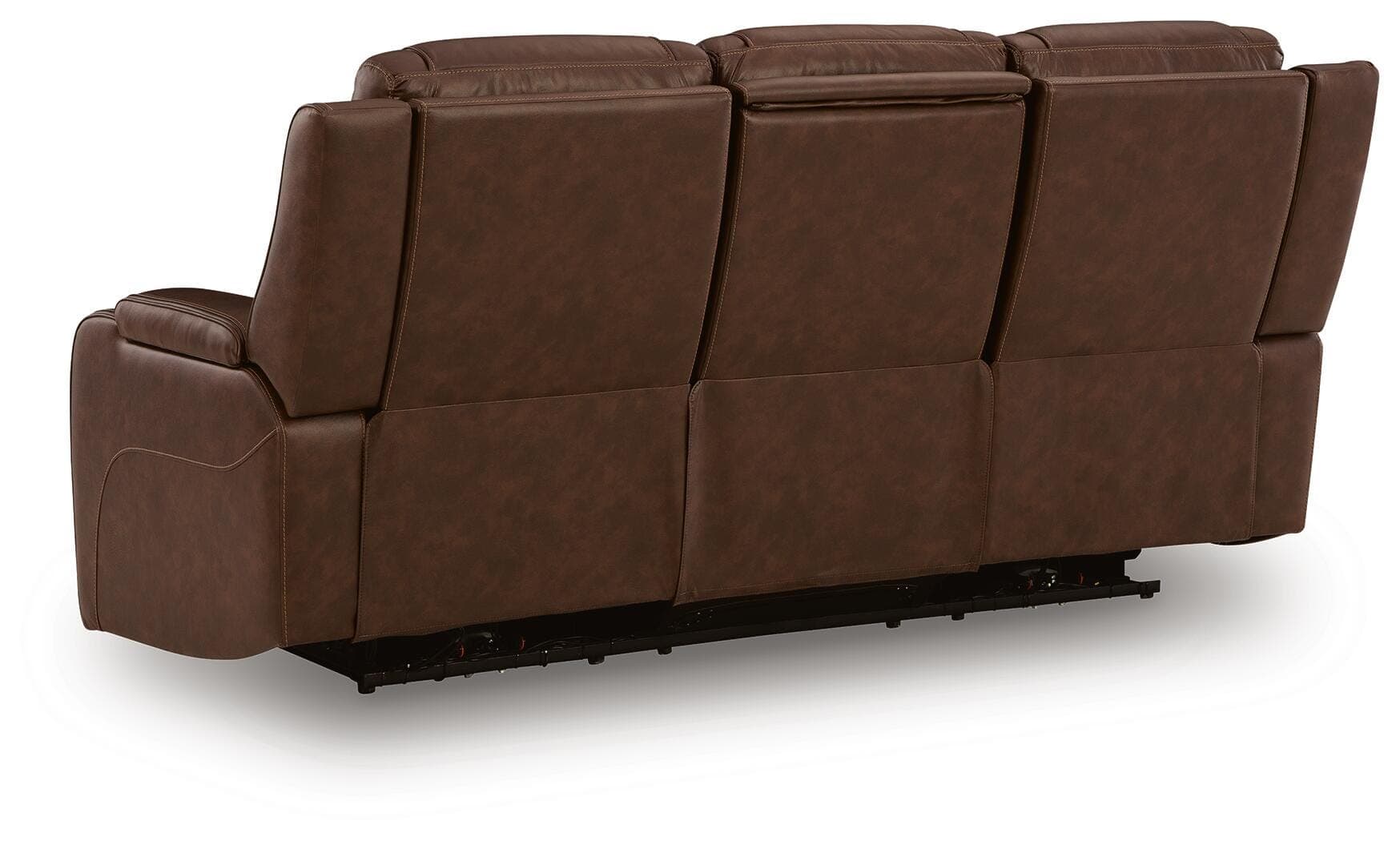 Dreamer Power Reclining Sofa with Audio Seating — Brown/Beige — view 6