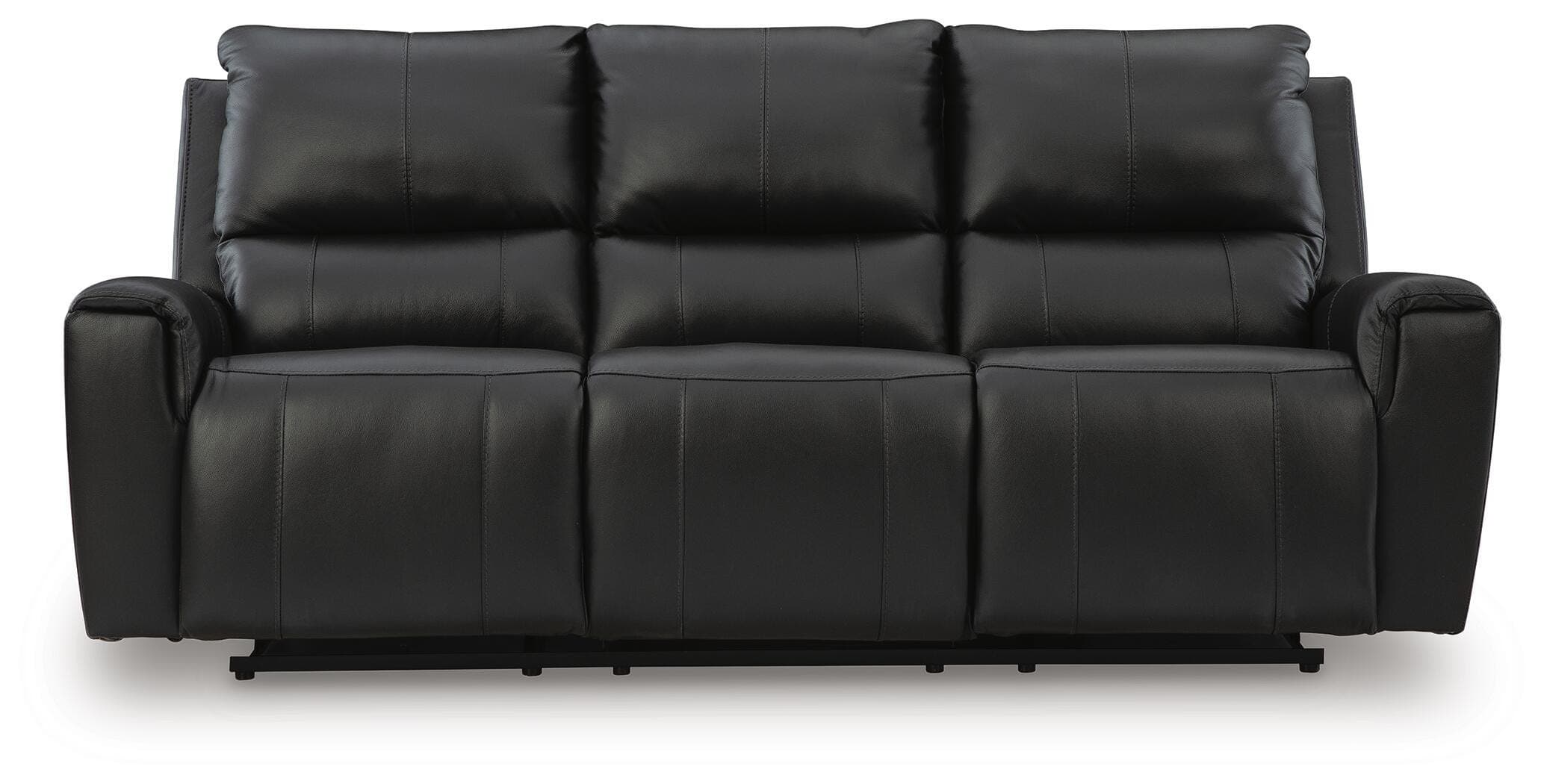 Danemere Reclining Sofa — Black/Gray — view 4