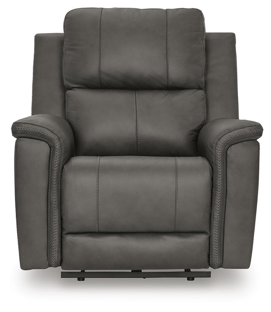 Beryton Power Recliner — Brown/Beige — view 4
