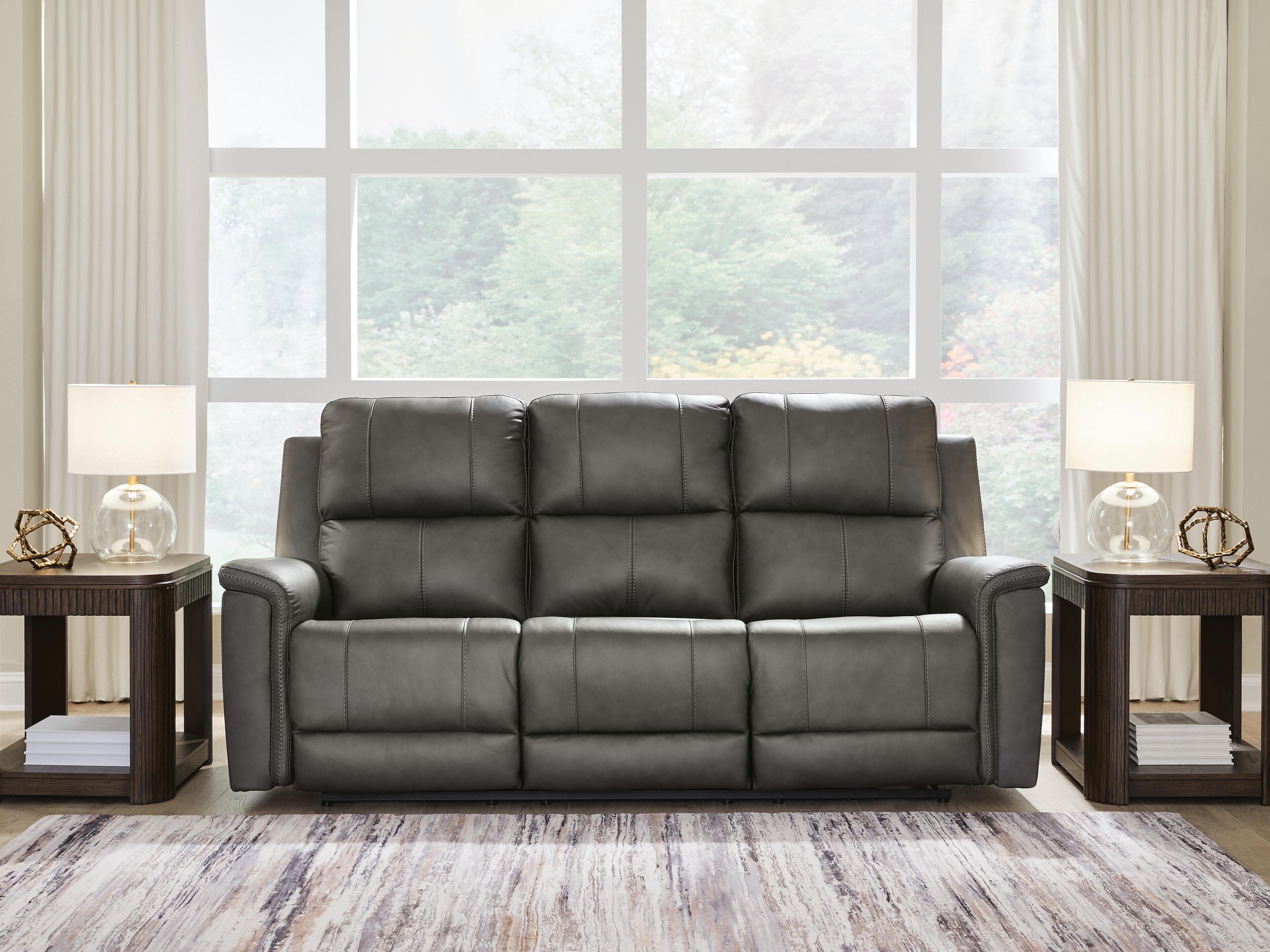 Beryton Power Reclining Sofa — Brown/Beige — view 2