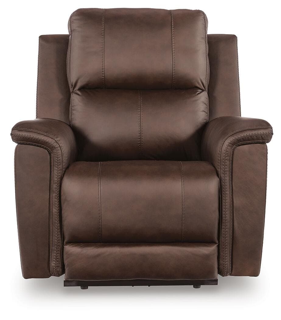 Beryton Power Recliner — Black/Gray — view 4