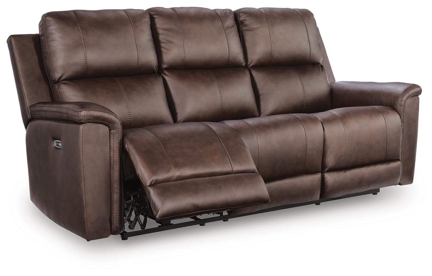 Beryton Power Reclining Sofa — Black/Gray — view 3
