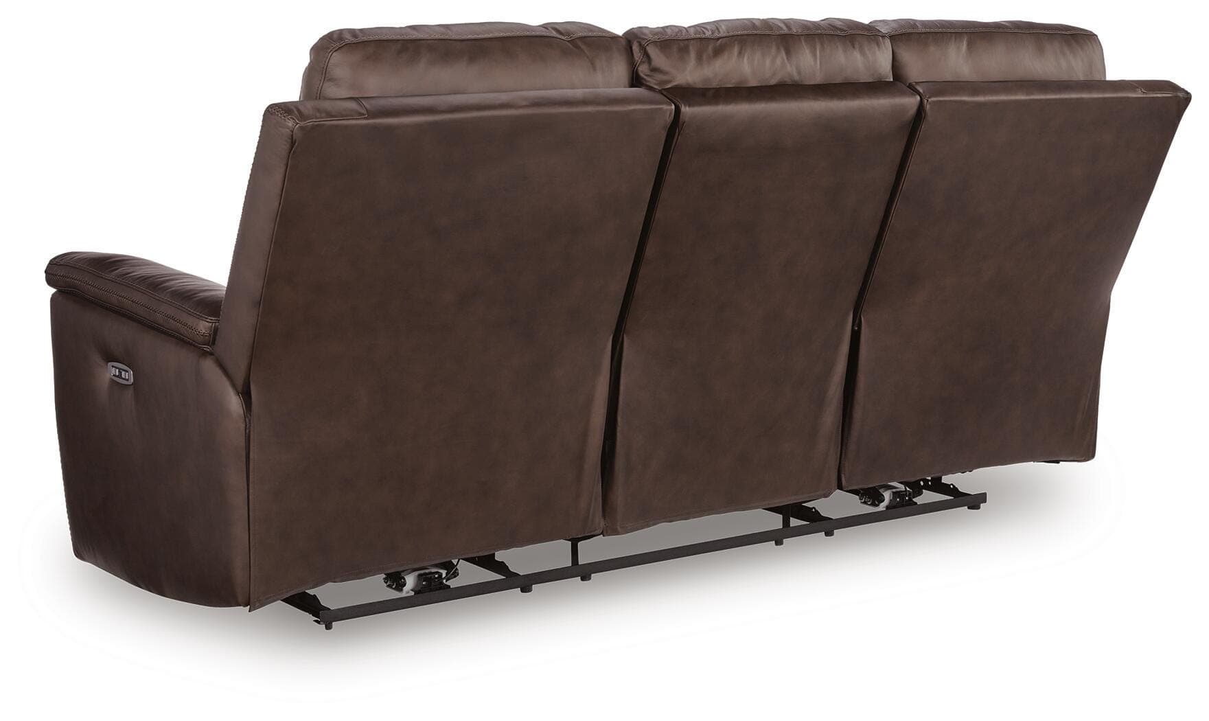Beryton Power Reclining Sofa — Black/Gray — view 5