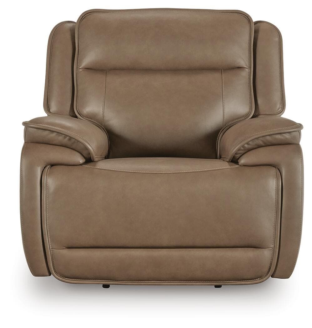 Malcesine Power Recliner — Brown/Beige — view 4