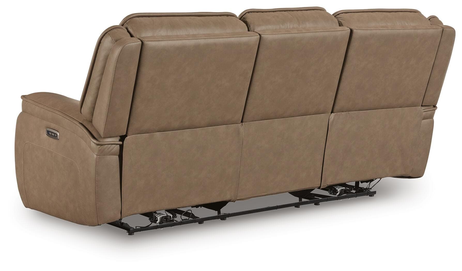 Malcesine Power Reclining Sofa — Brown/Beige — view 5