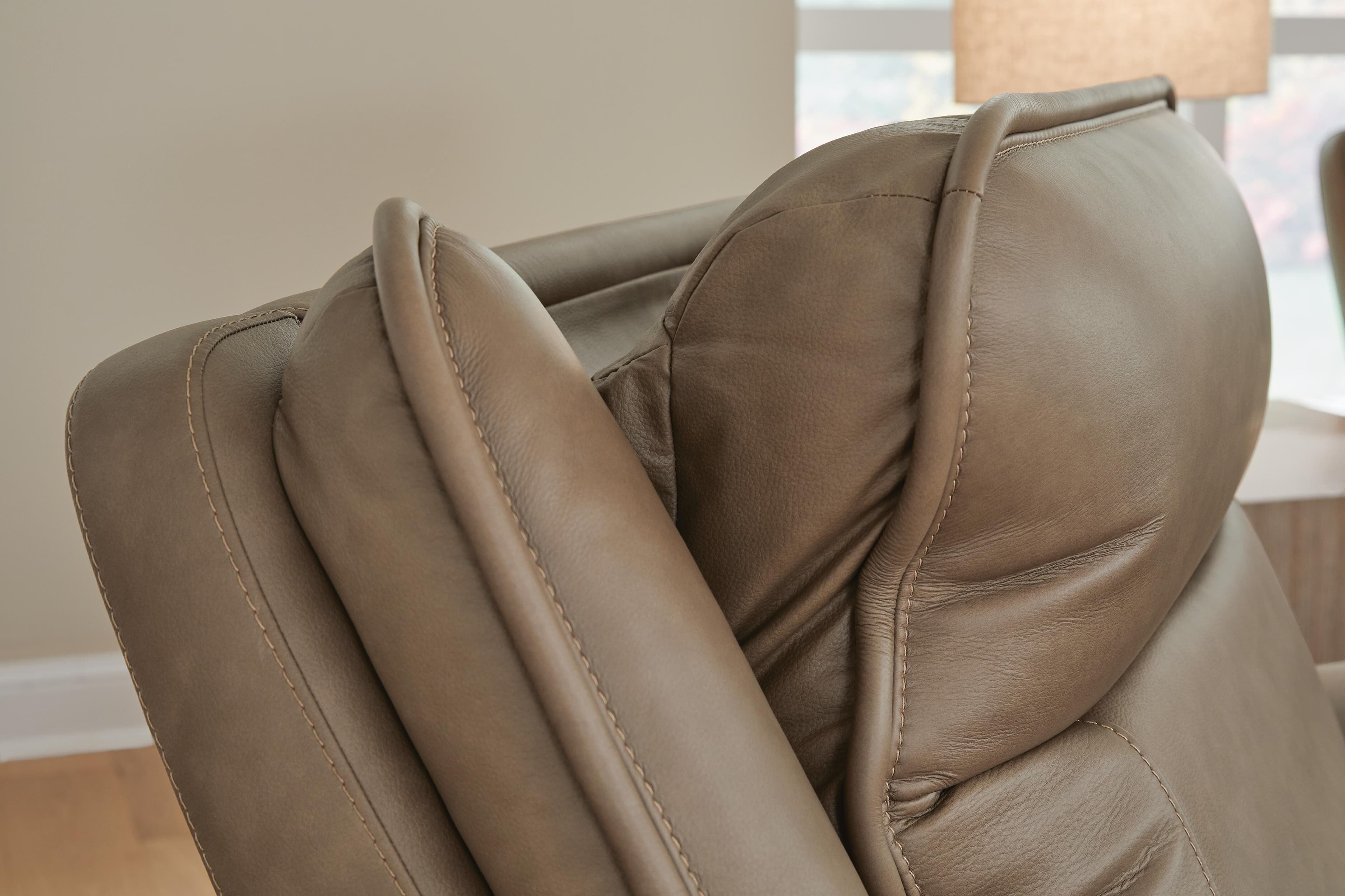 Malcesine Power Reclining Sofa — Brown/Beige — view 7