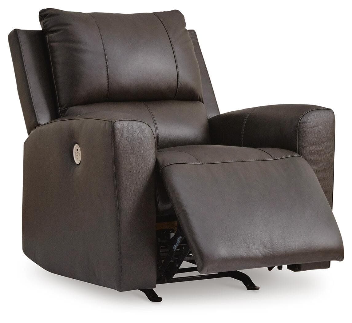 Boxmere Power Recliner — Black/Gray — view 3