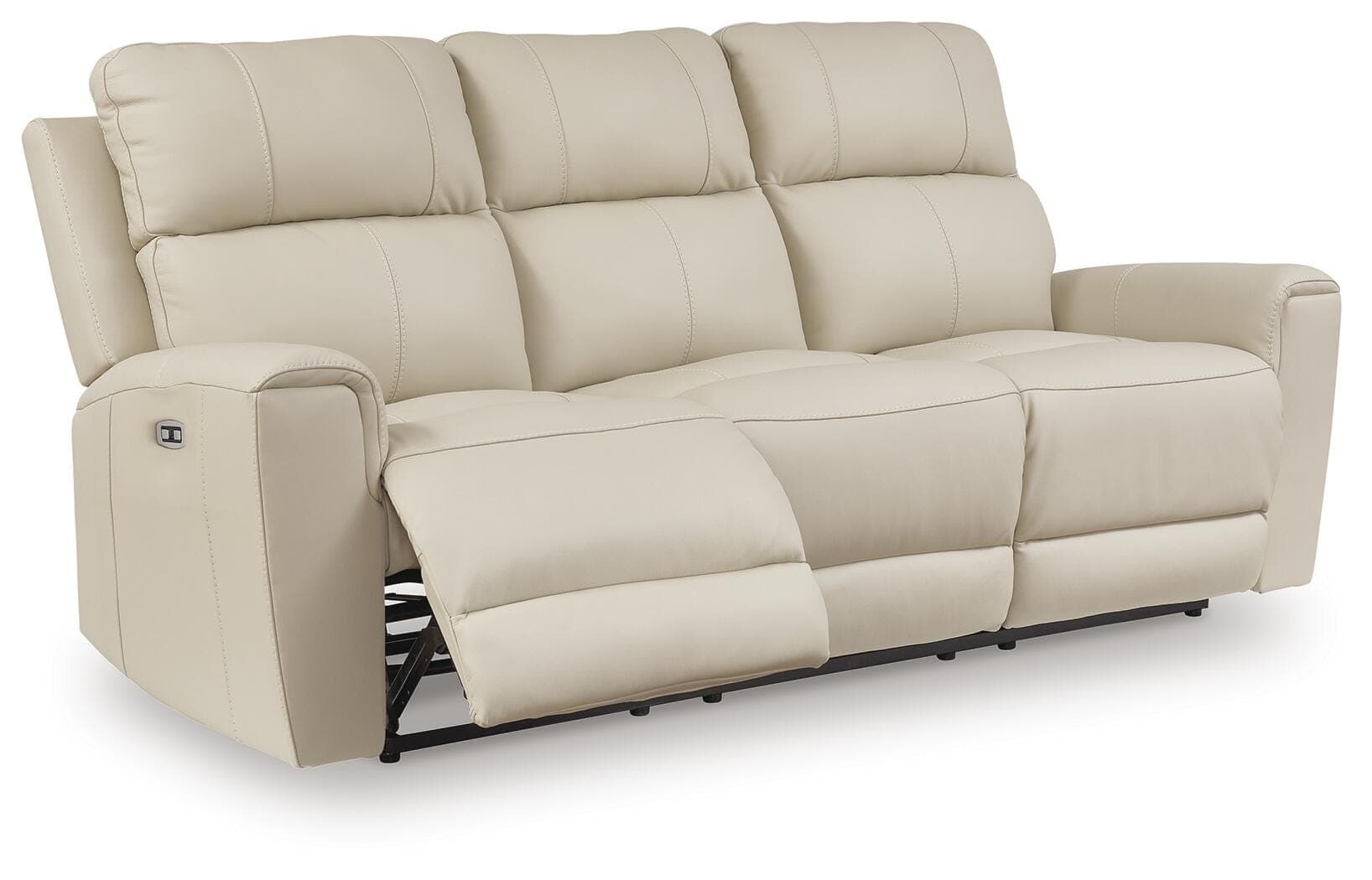 Dahlmoore Power Reclining Sofa — White — view 3