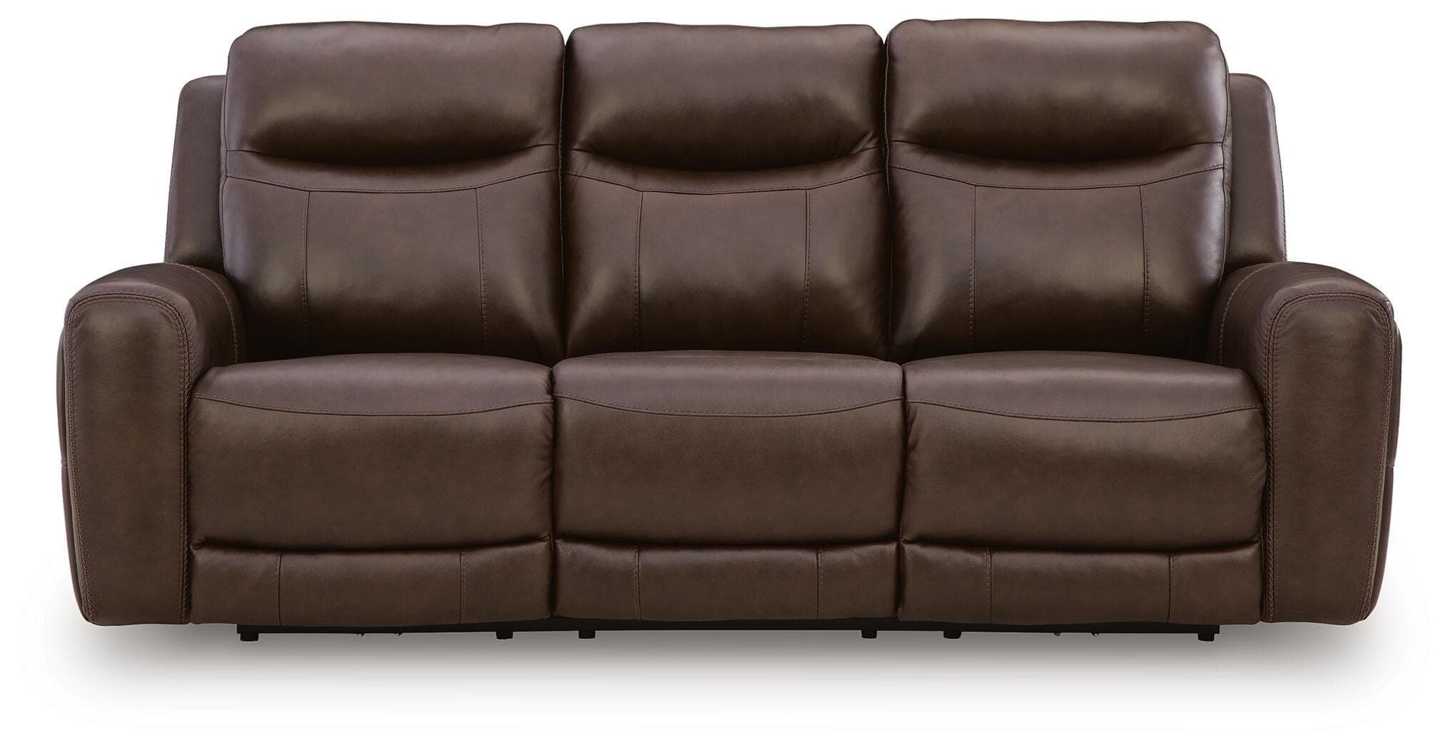 Gravier Power Reclining Sofa — Brown/Beige — view 3