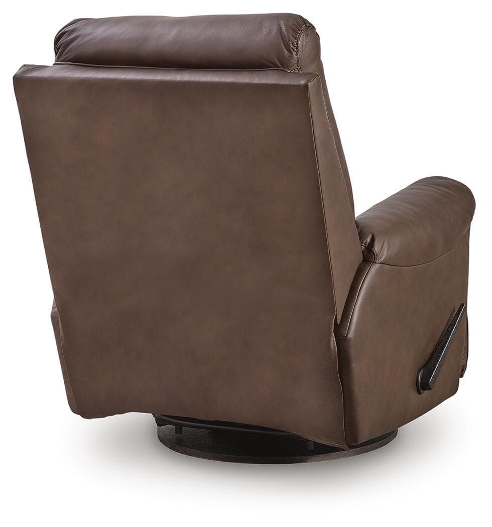 Dolinger Swivel Glider Recliner — Brown/Beige — view 6