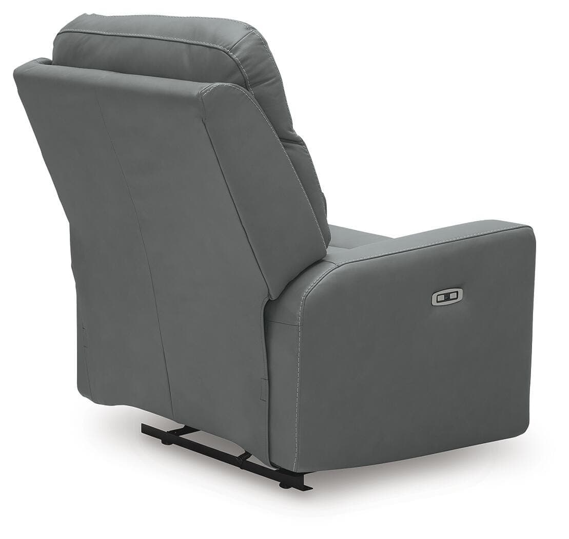 Olcotte Power Recliner — Blue — view 6
