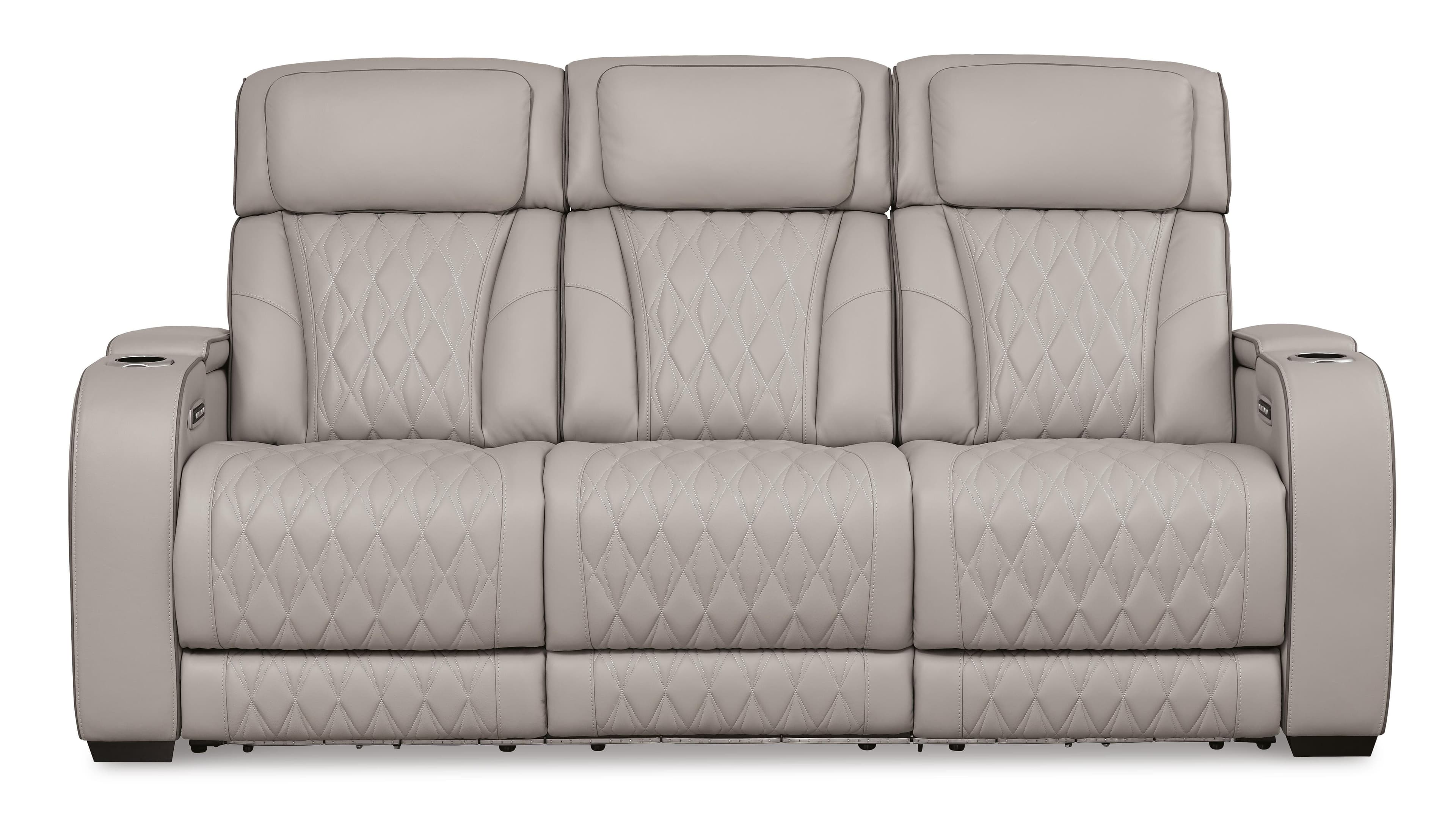 Boyington Power Reclining Sofa — Black/Gray — view 5