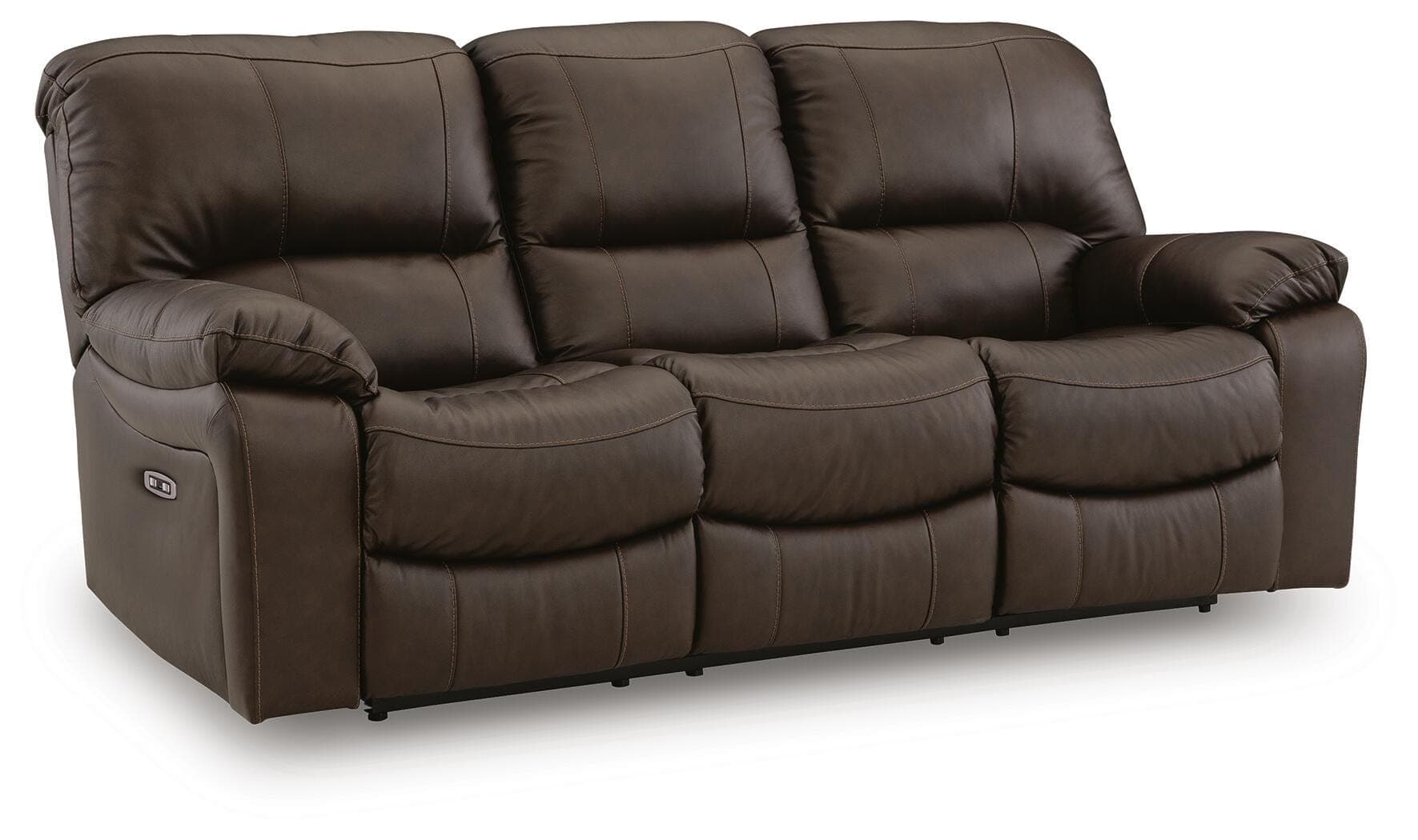 Leesworth Power Reclining Sofa — Brown/Beige — view 3