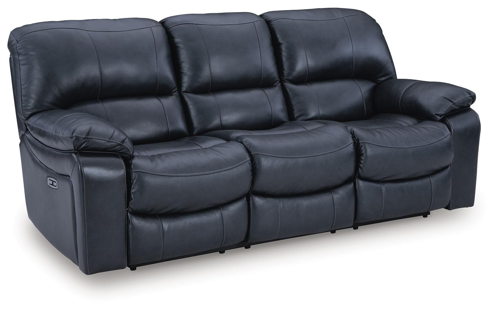 Leesworth Power Reclining Sofa — Blue — view 3