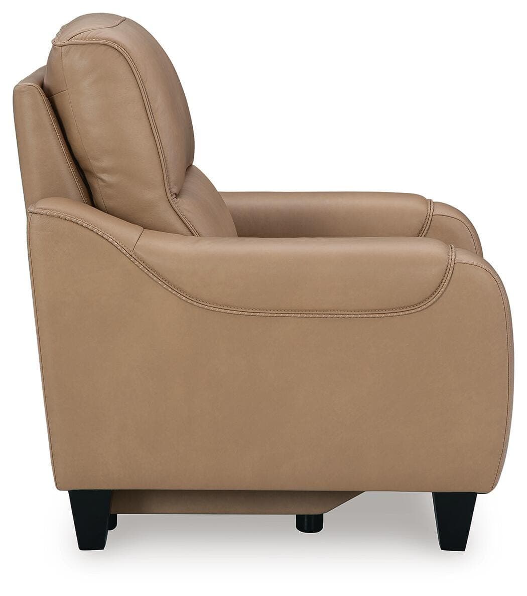 Mosswell Power Recliner — Brown/Beige — view 6