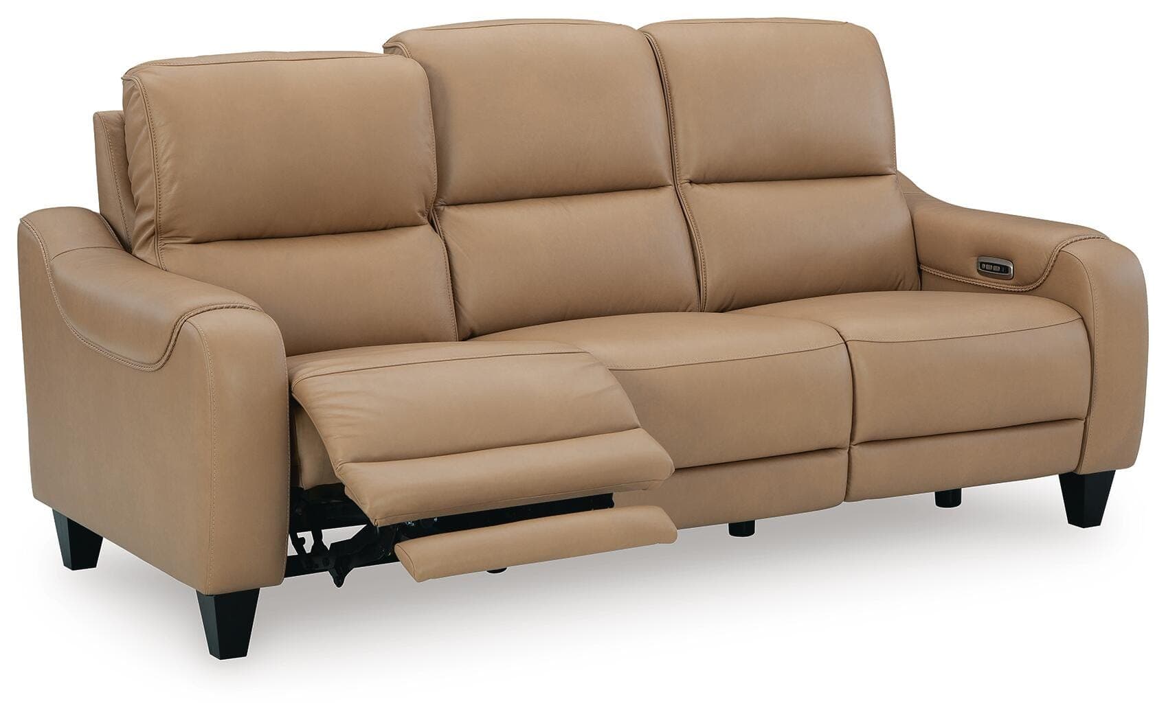 Mosswell Power Reclining Sofa — Brown/Beige — view 4
