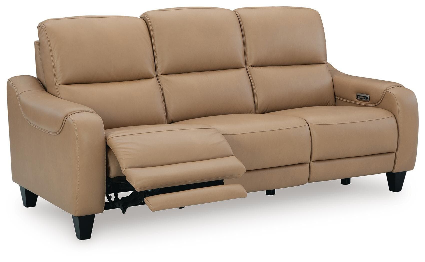Mosswell Power Reclining Sofa — Brown/Beige — view 3