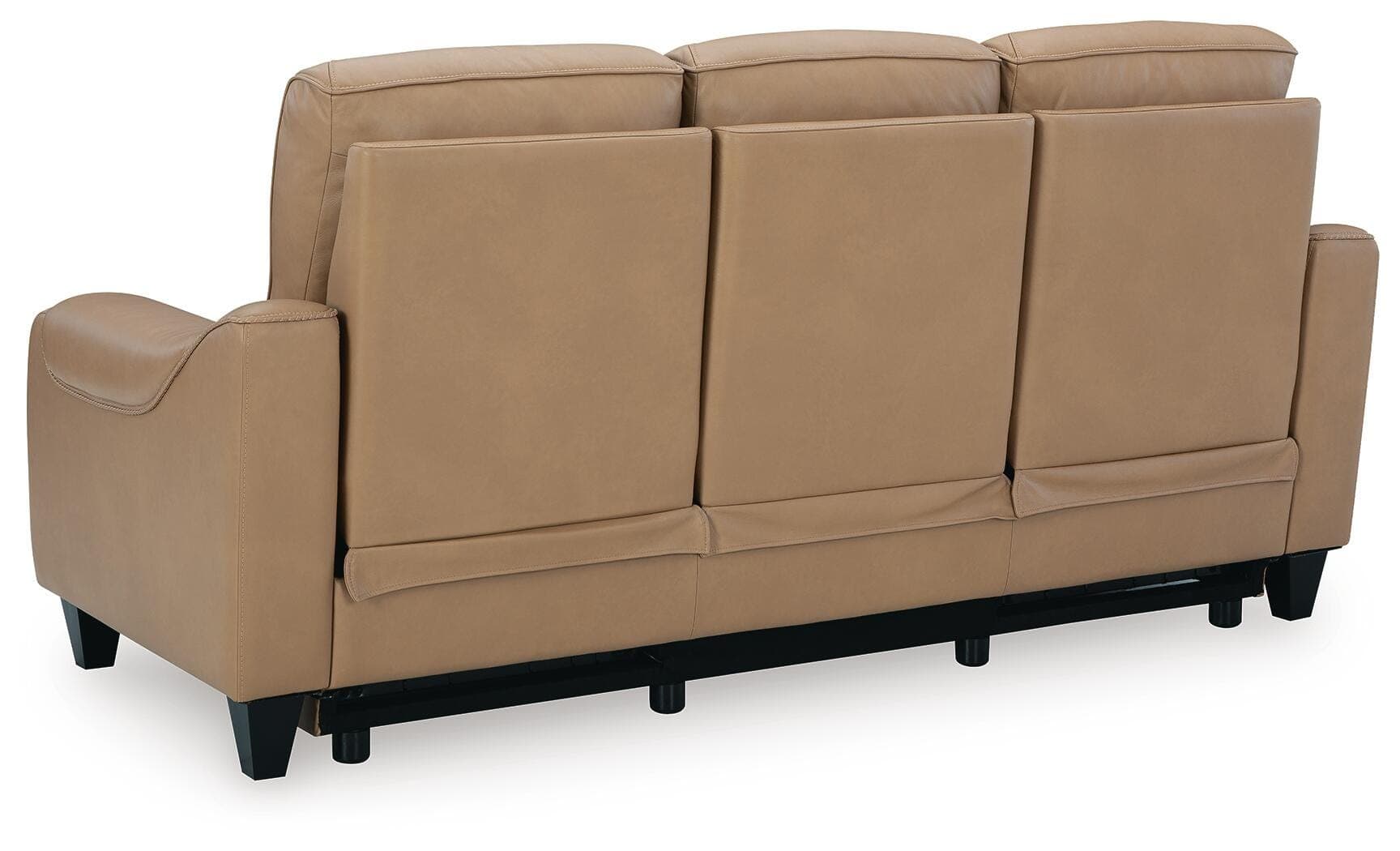 Mosswell Power Reclining Sofa — Brown/Beige — view 7