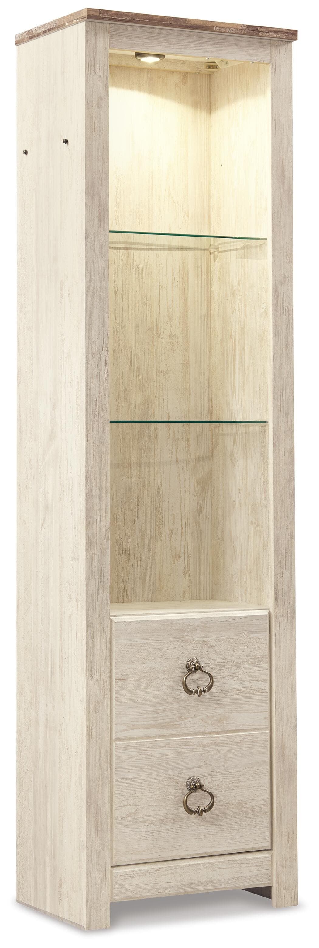 Willowton 3-Piece Entertainment Center — White — view 6