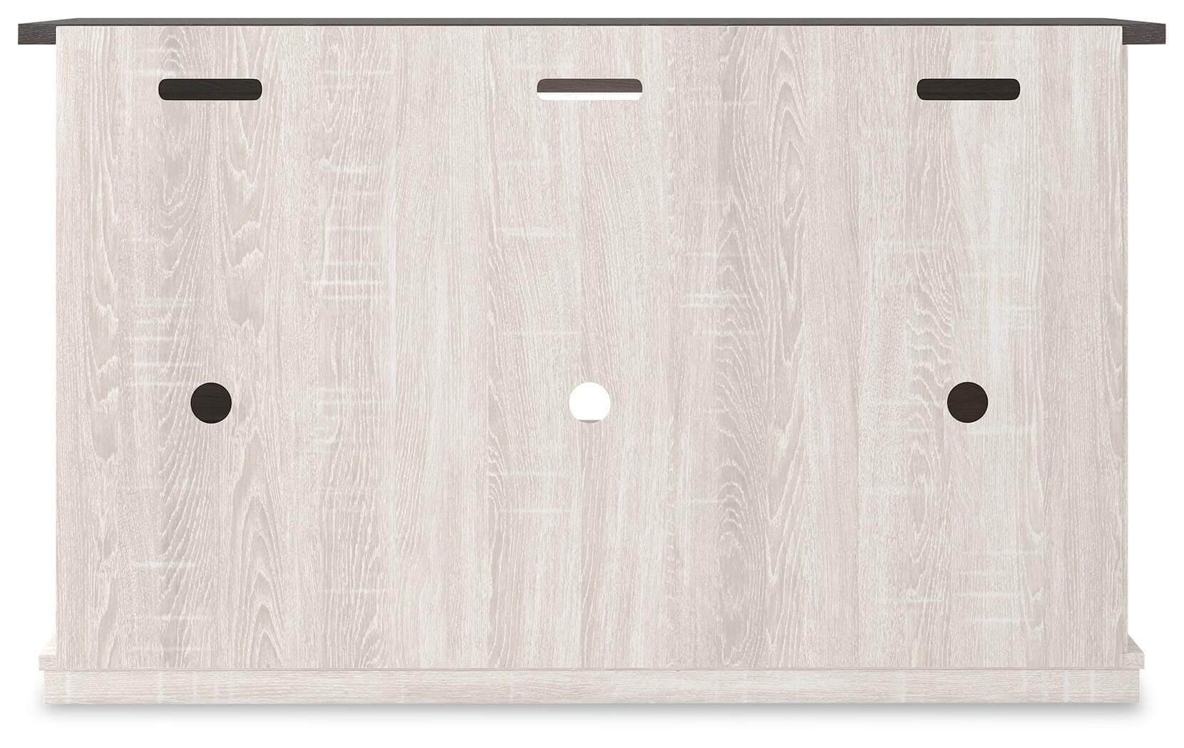 Dorrinson 54" TV Stand — White & Black/Gray — view 5