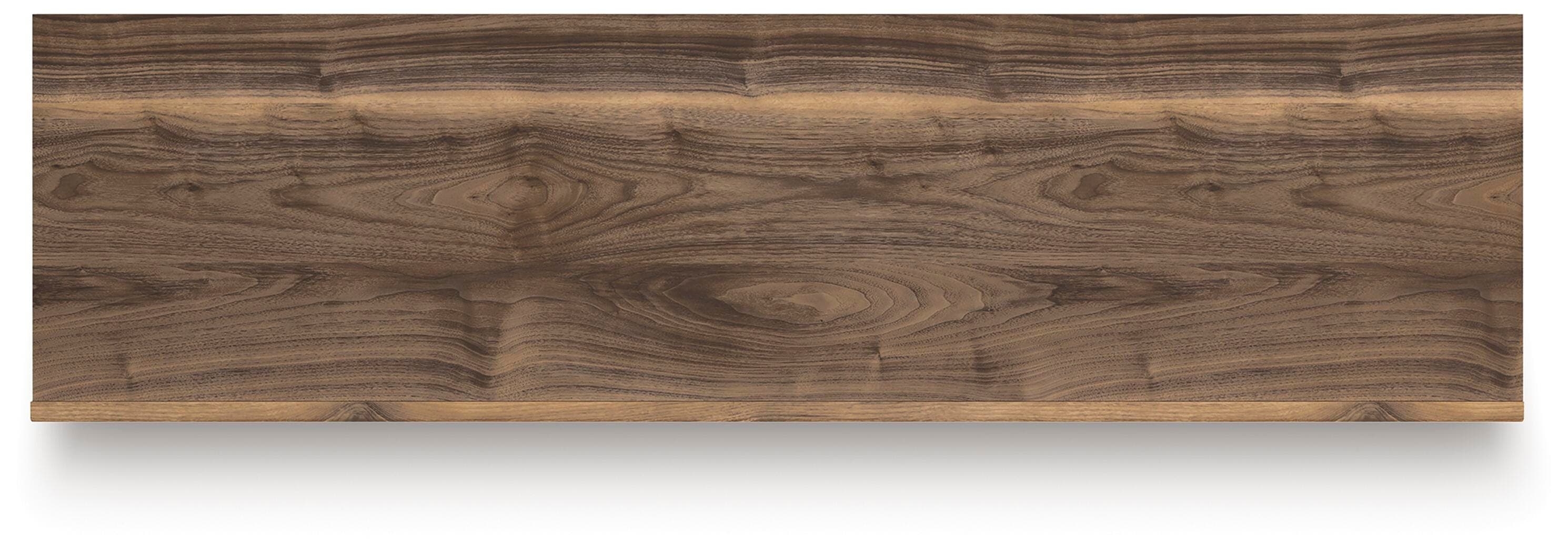 Zadilyn 72" TV Stand with Electric Fireplace — Brown/Beige — view 6