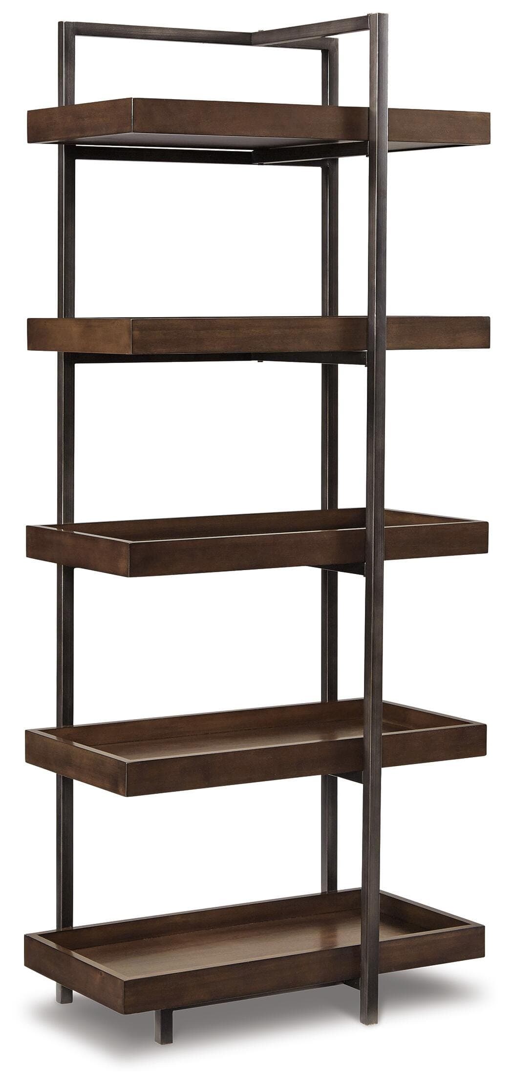 Starmore 3-Piece Wall Unit with Electric Fireplace — Brown/Beige — view 4