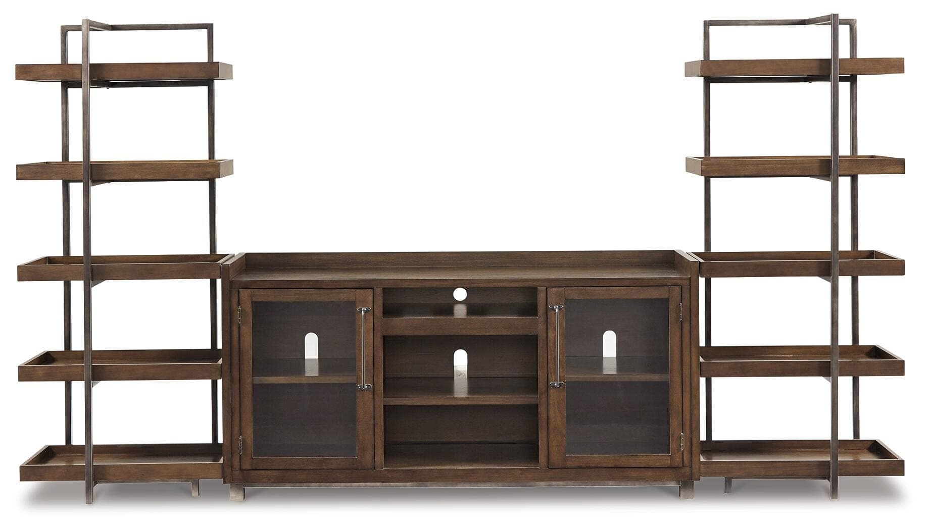 Starmore 3-Piece Entertainment Center — Brown/Beige — view 3