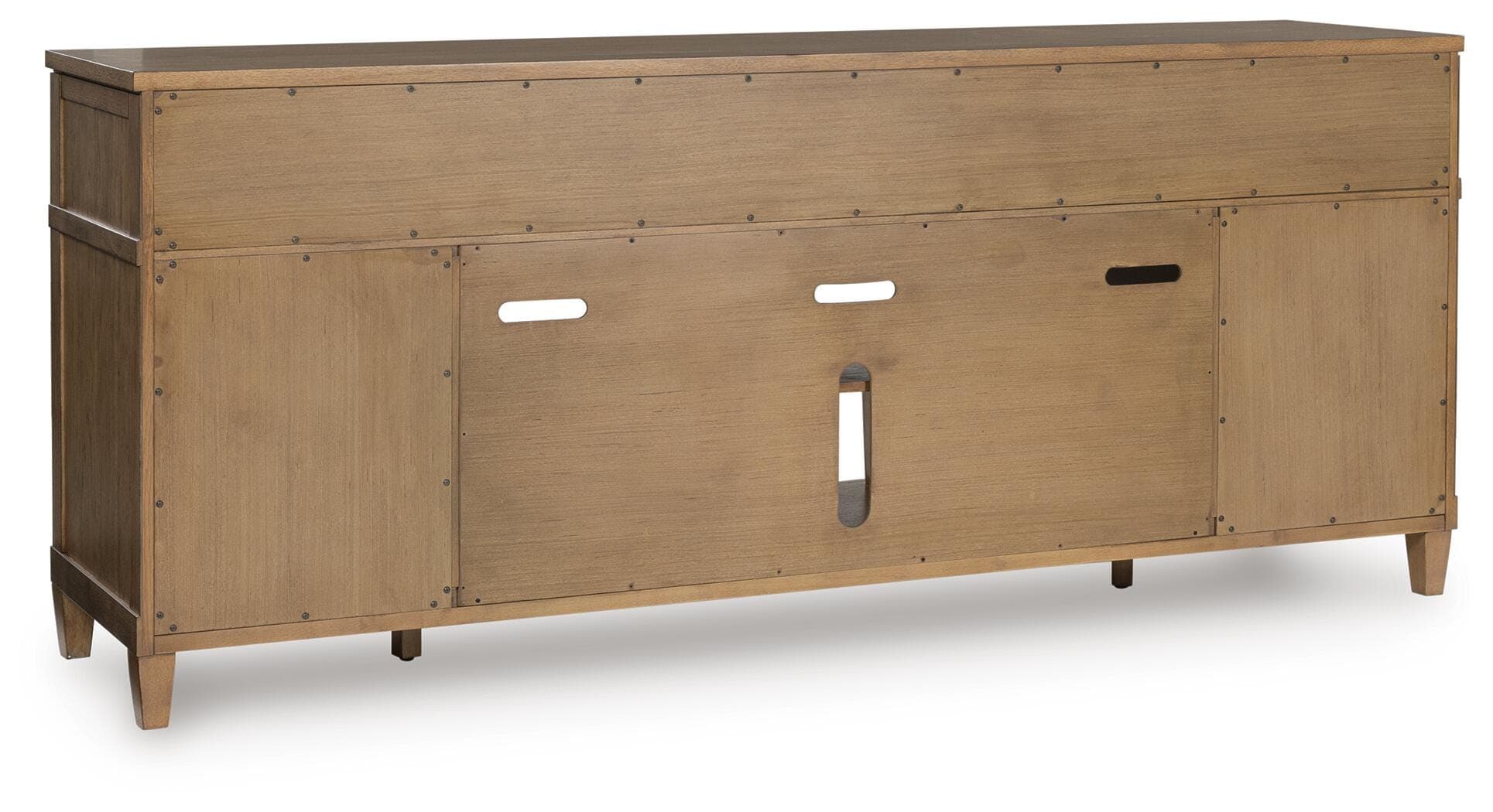 Sharlance 81" TV Stand — Brown/Beige — view 5