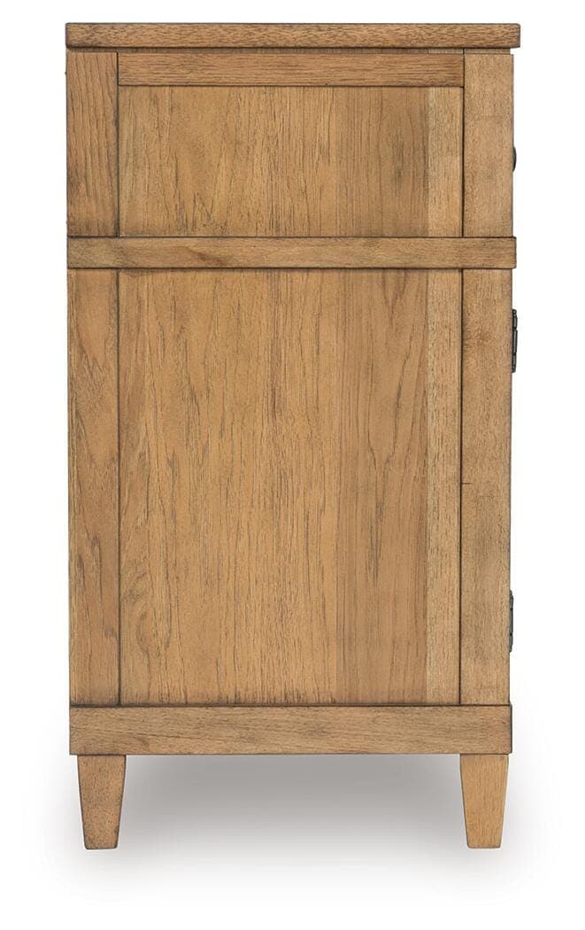 Sharlance 81" TV Stand — Brown/Beige — view 4
