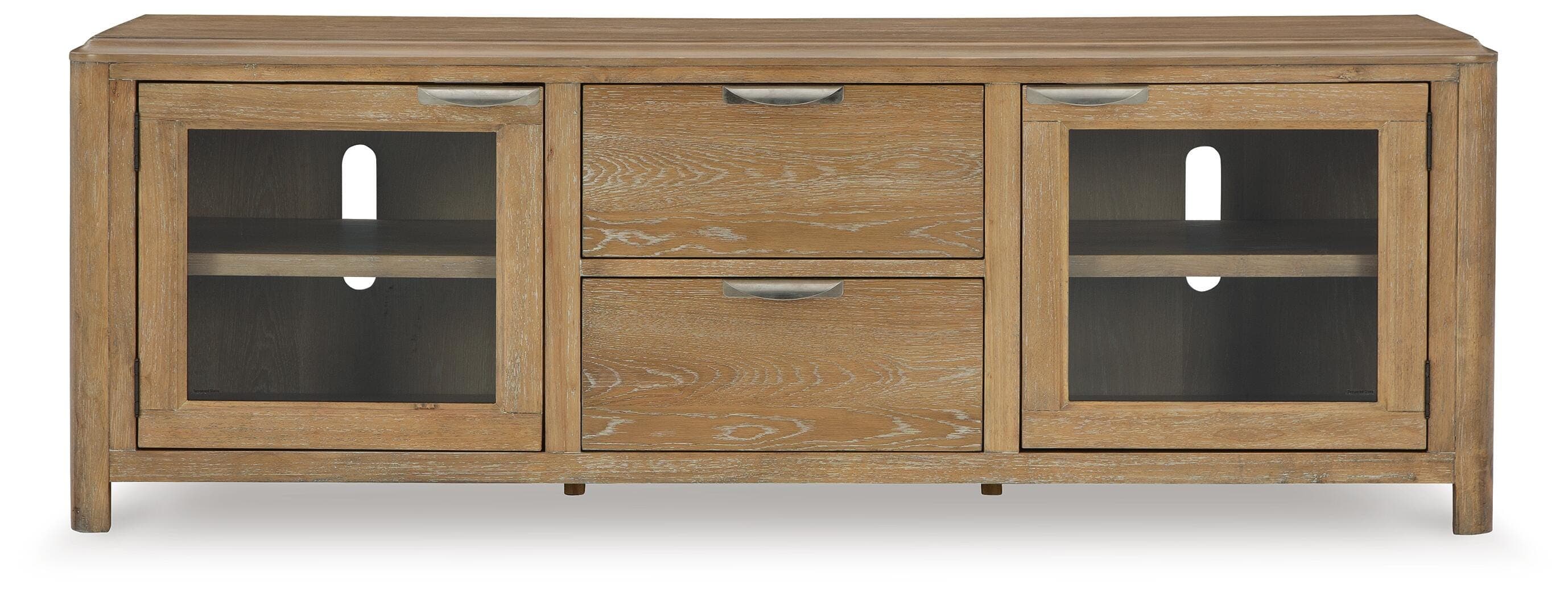 Rencott 80" TV Stand — Brown/Beige — view 4