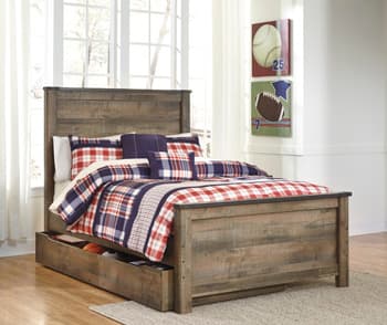 Trinell Full Panel Bed with 1 Large Storage Drawer view 3