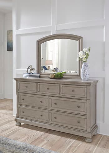 Lettner Dresser and Mirror view 3